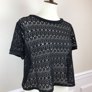 Victoria’s secret | cropped lace top size XL